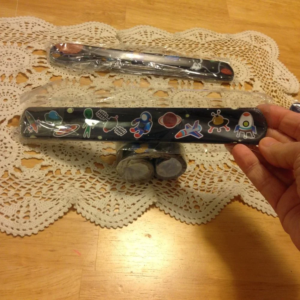 Slap Bracelets, cool party favors, space theme